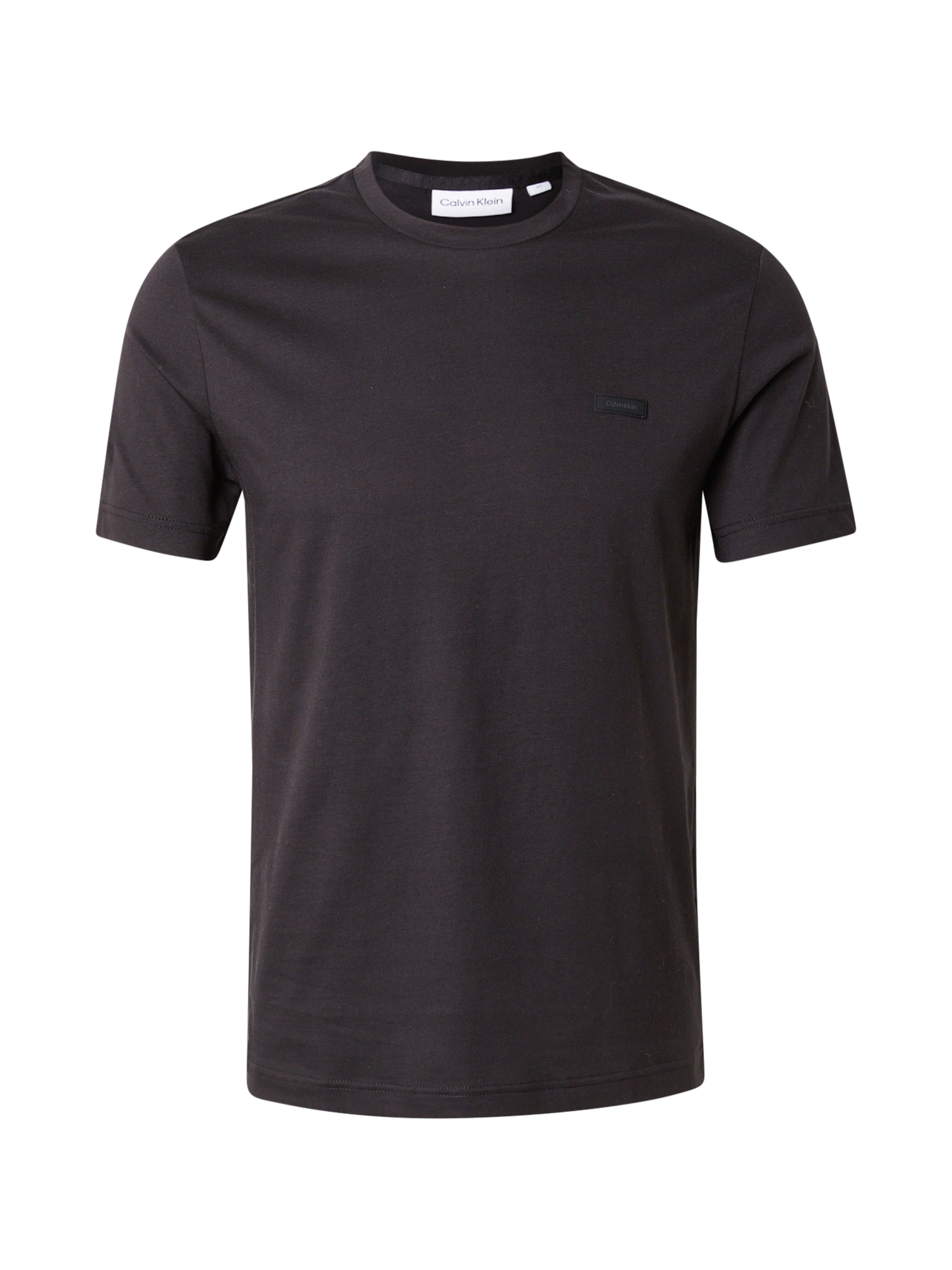 T-Shirt Calvin Klein en noir : devant