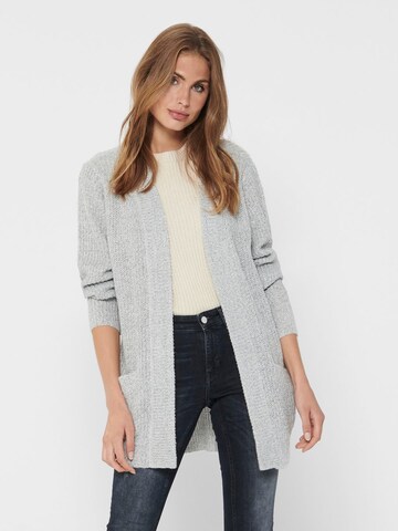 JDY Knit cardigan 'Miggy Megan' in Grey: front