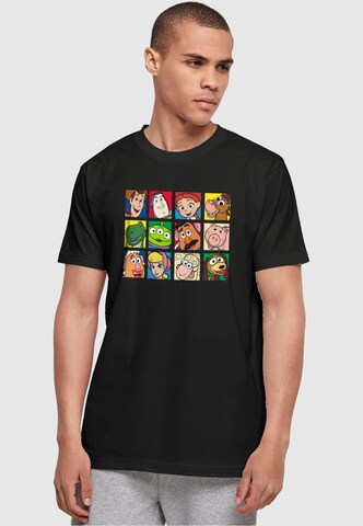 ABSOLUTE CULT Shirt 'Toy Story - Character Squares' in Black: front