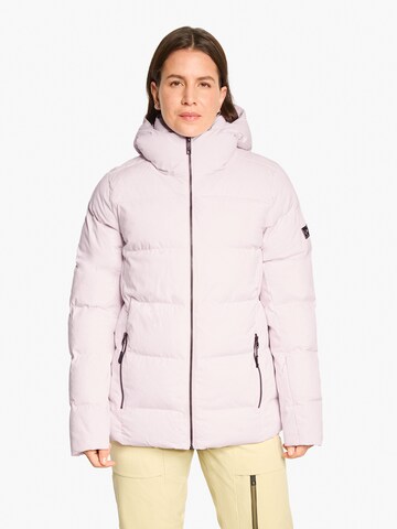 ZIENER Athletic Jacket 'Trava' in Pink: front