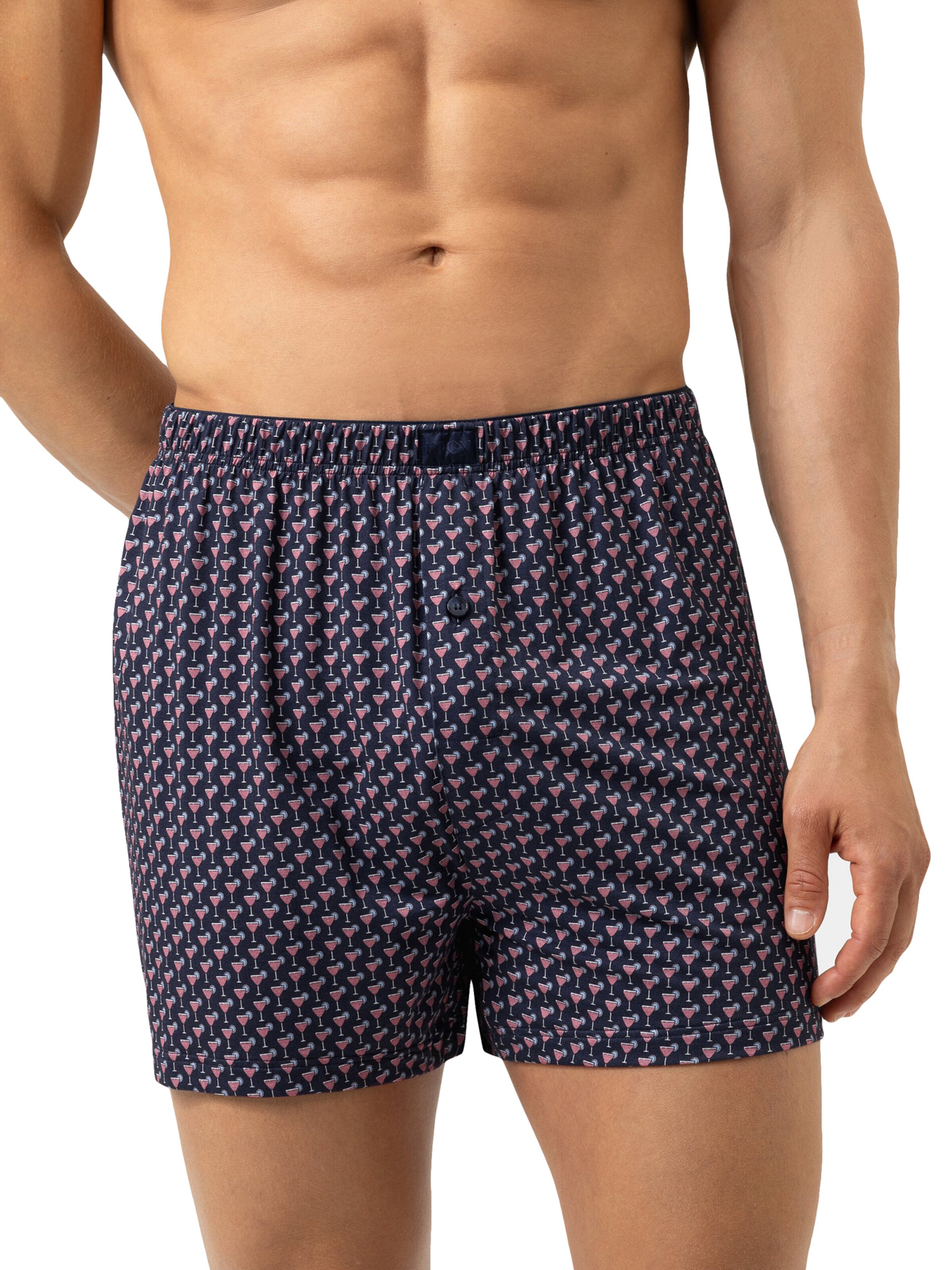 Boxers 'Midnight Drink' Mey en bleu : devant