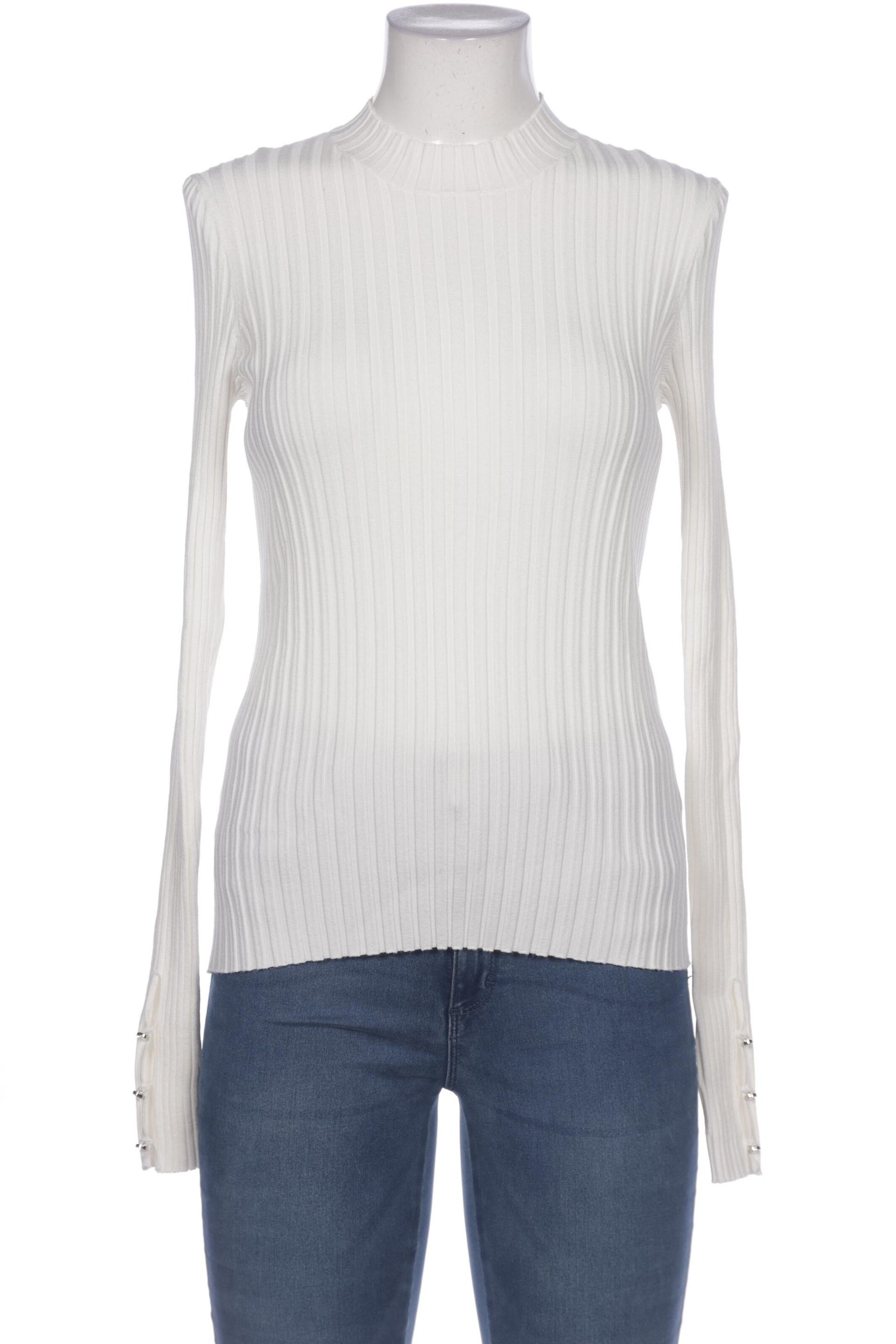 HUGO Sweater & Cardigan in L in White: front