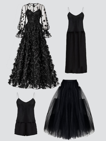 Robe de soirée 'Francesca' MATSOUR’I en noir