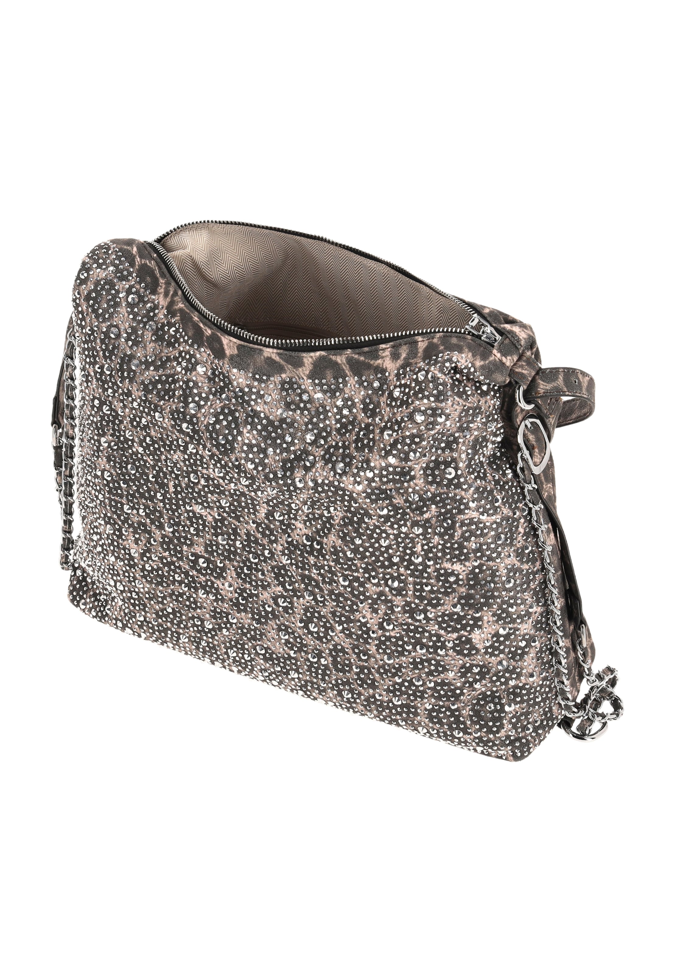 faina - Mala de ombro em castanho