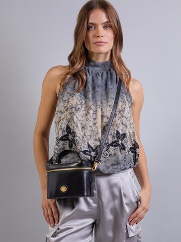 The Bridge Crossbody Bag in Black: front