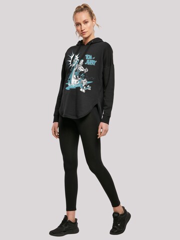F4NT4STIC Sweatshirt 'Tom And Jerry Summer Shark' in Zwart