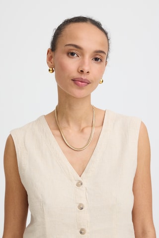 b.young Weste in Beige