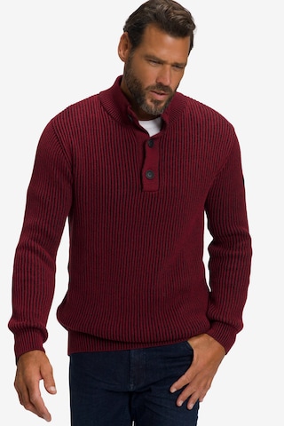 Pull-over JP1880 en rouge : devant