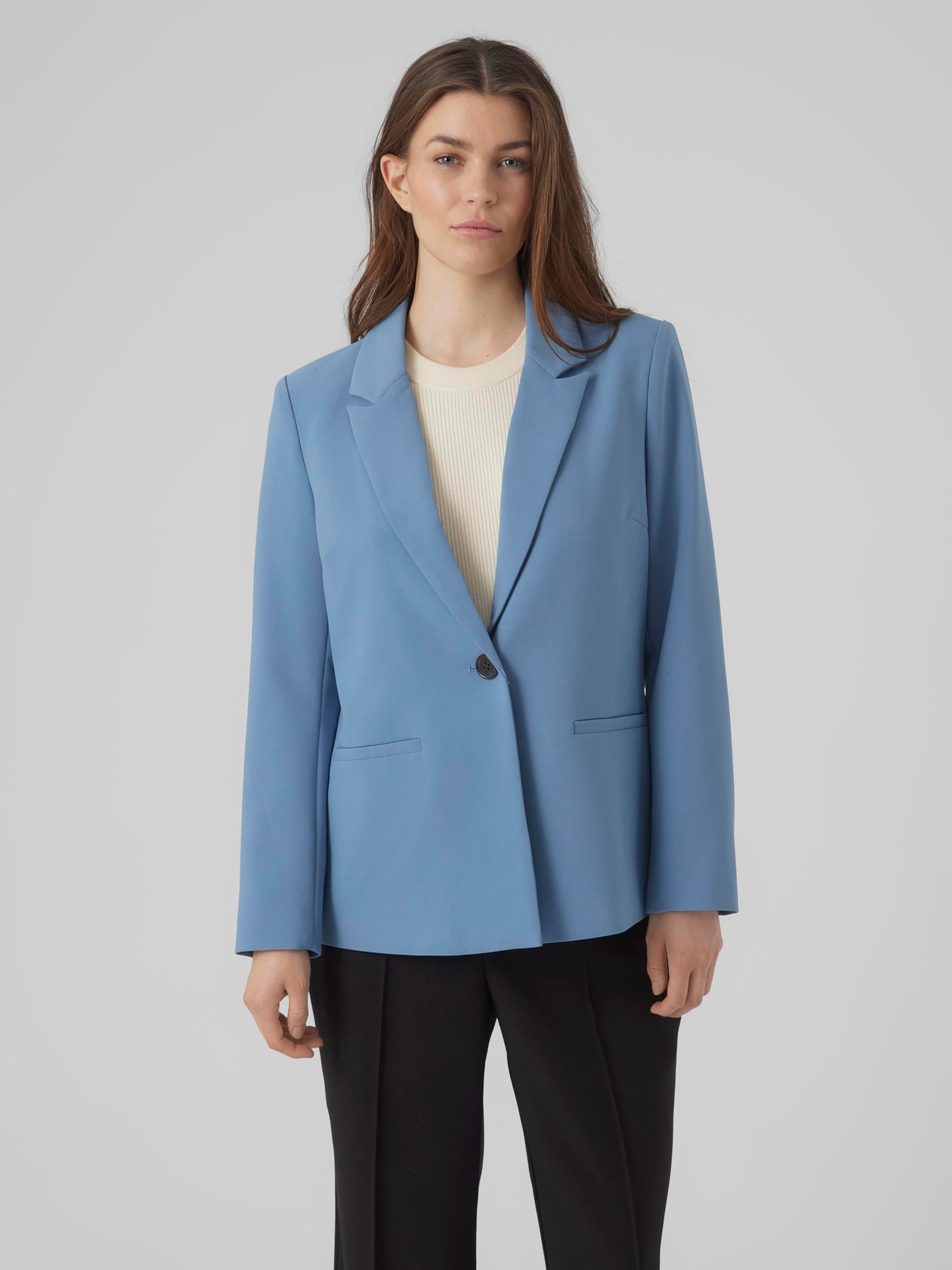 Greyish blue blazer hotsell