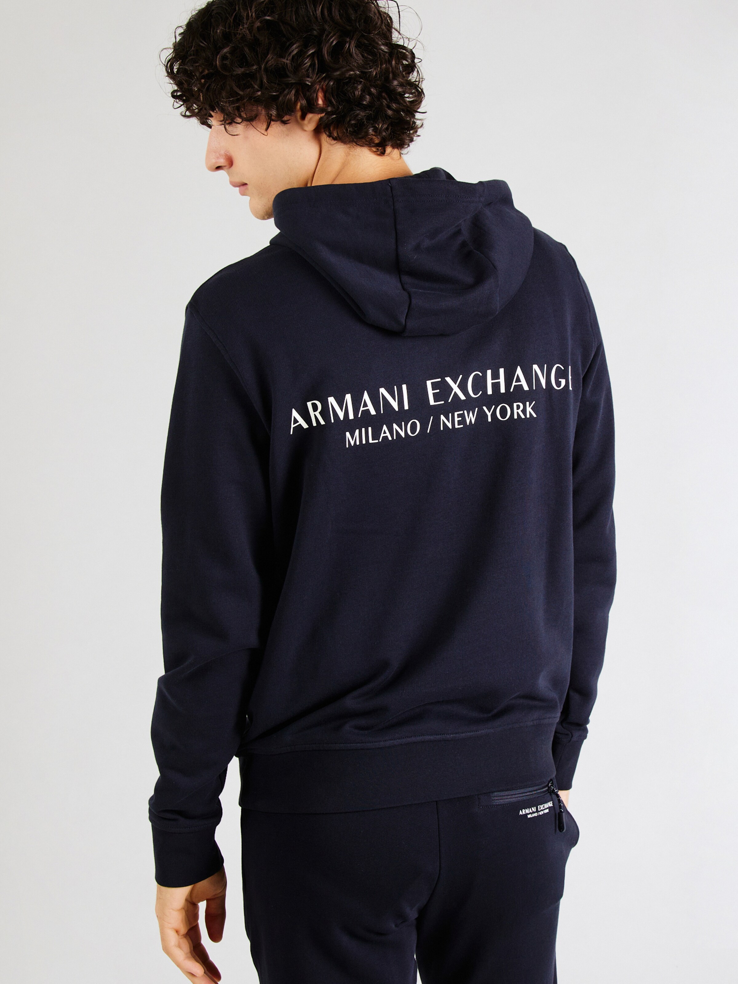 ARMANI EXCHANGE Regular fit Sweatshirt in Navy ABOUT YOU
