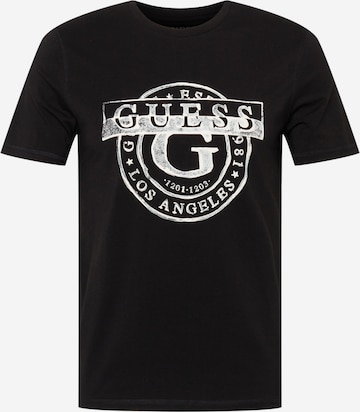 GUESS T-shirt i svart: framsida