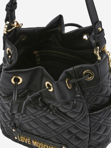 Poche ventrale Love Moschino en noir