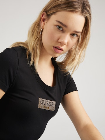GUESS Shirt 'STUDS' in Black