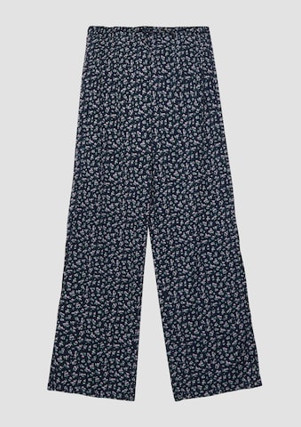 Wide Leg Pantalon s.Oliver en bleu