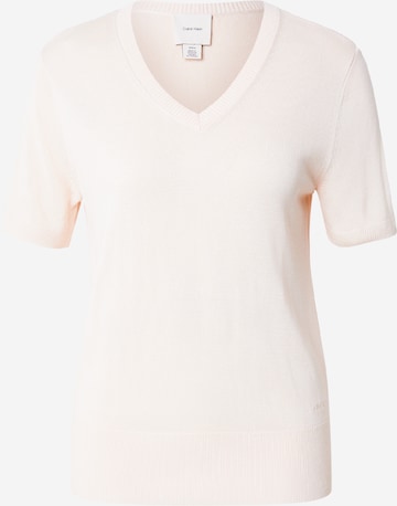 Calvin Klein Neulepaita värissä valkoinen: etupuoli