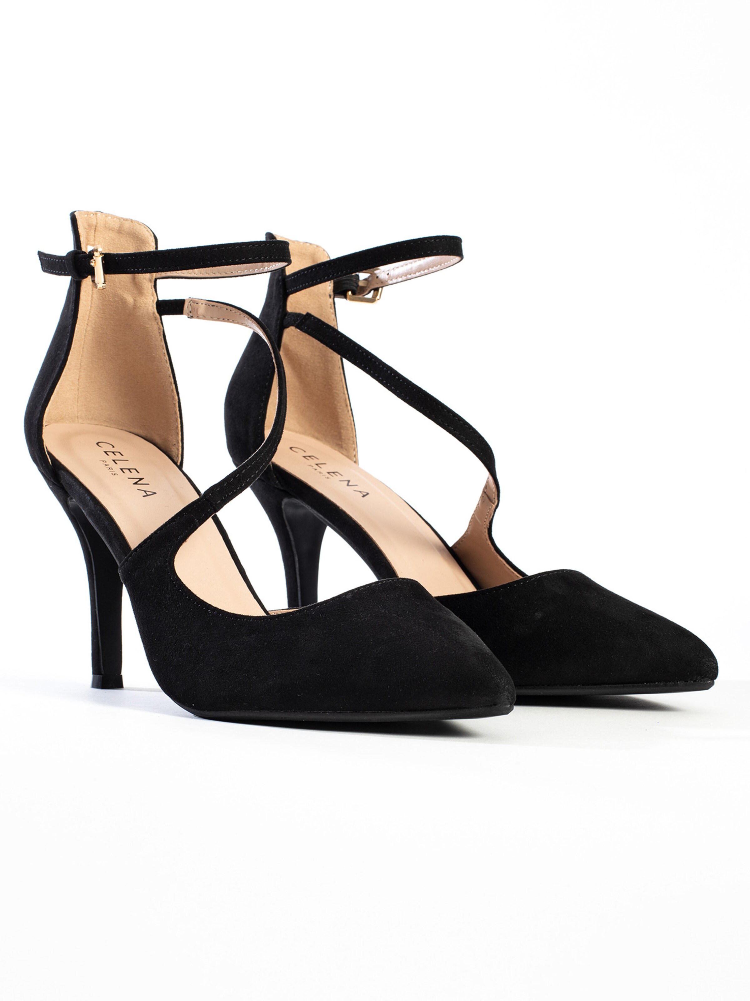 juoda Celena Vakariniai bateliai 'Cinthya'