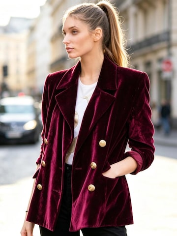 Yesfashion Marynarka w kolorze czerwony