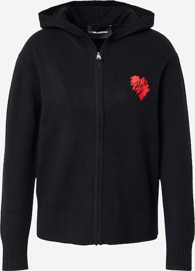 Karl Lagerfeld Kardigan u crvena / crna, Pregled proizvoda