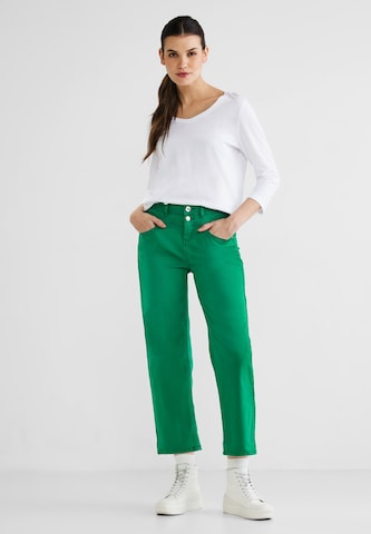 STREET ONE Regular Pants in Green