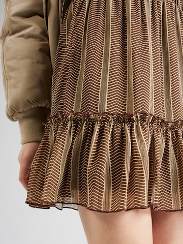 VILA Skirt 'NORA' in Brown