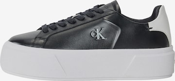 Calvin Klein JeansNiske tenisice - crna boja: prednji dio