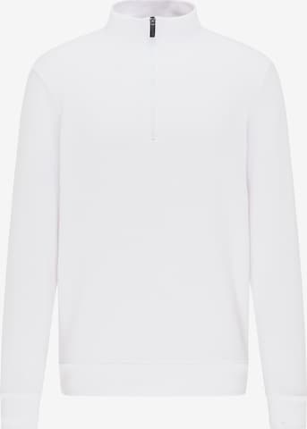 Sweat-shirt TUFFSKULL en blanc : devant