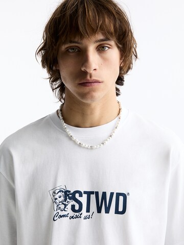 Pull&Bear T-Shirt in Weiß