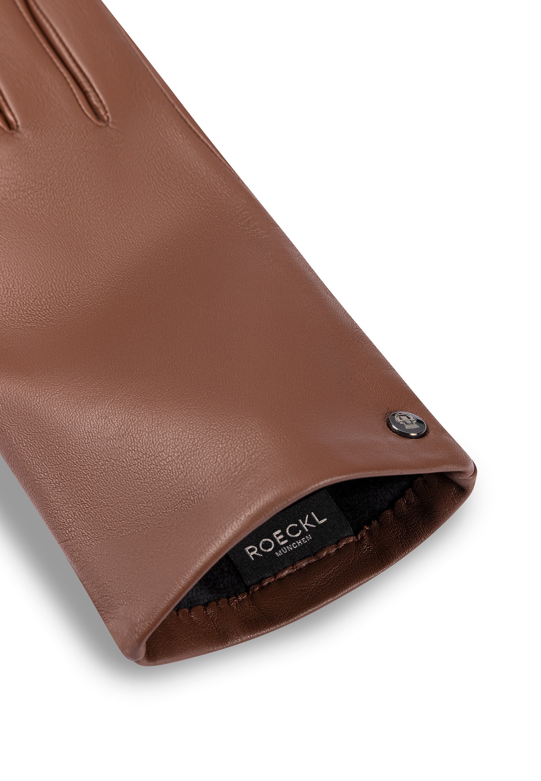 Roeckl Lederhandschuhe 'FRANKFURT' in Braun