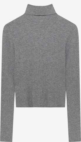 Pull-over Pull&Bear en gris : devant