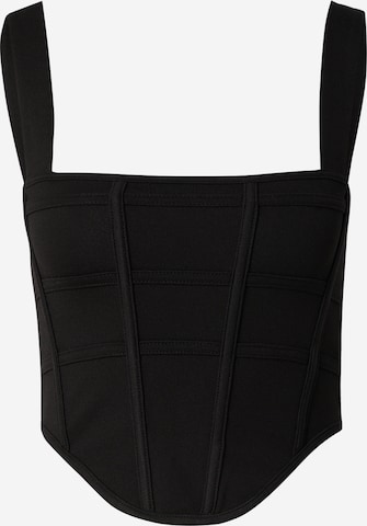 Top di AMI ALY in nero: frontale
