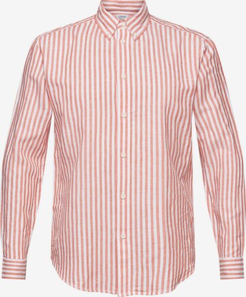 ESPRIT Button Up Shirt in Orange: front