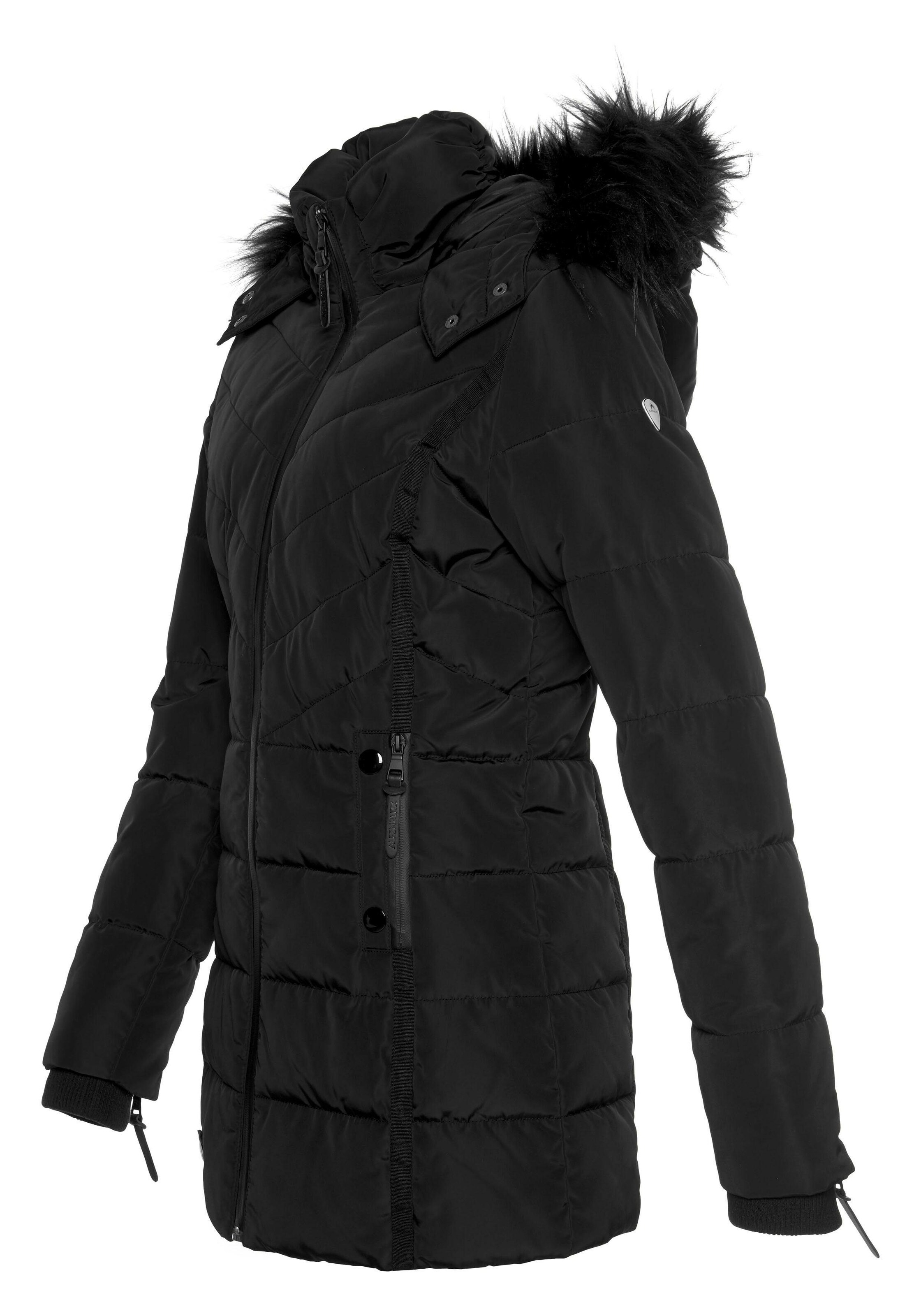 ALPENBLITZ Winterjacke in Schwarz
