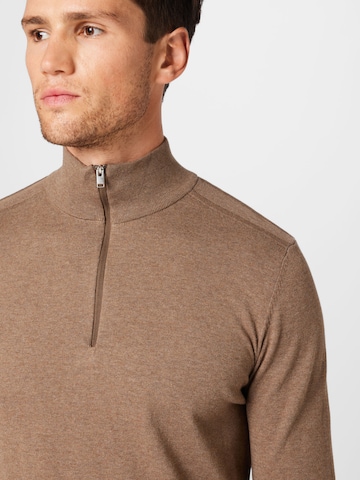 Regular fit Pullover 'Berg' di SELECTED HOMME in marrone