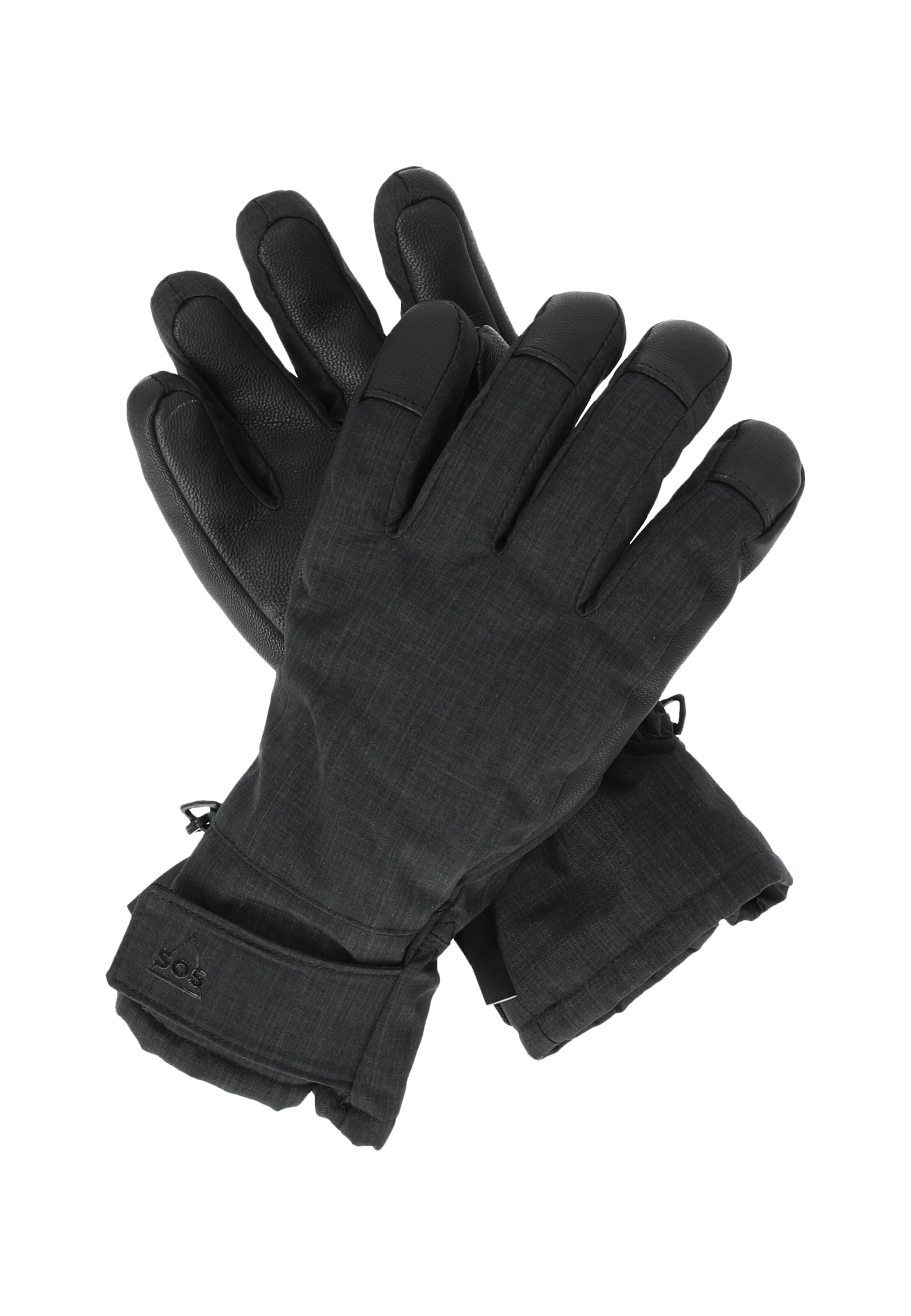 SOS Handschuhe 'Fernie' in Schwarz