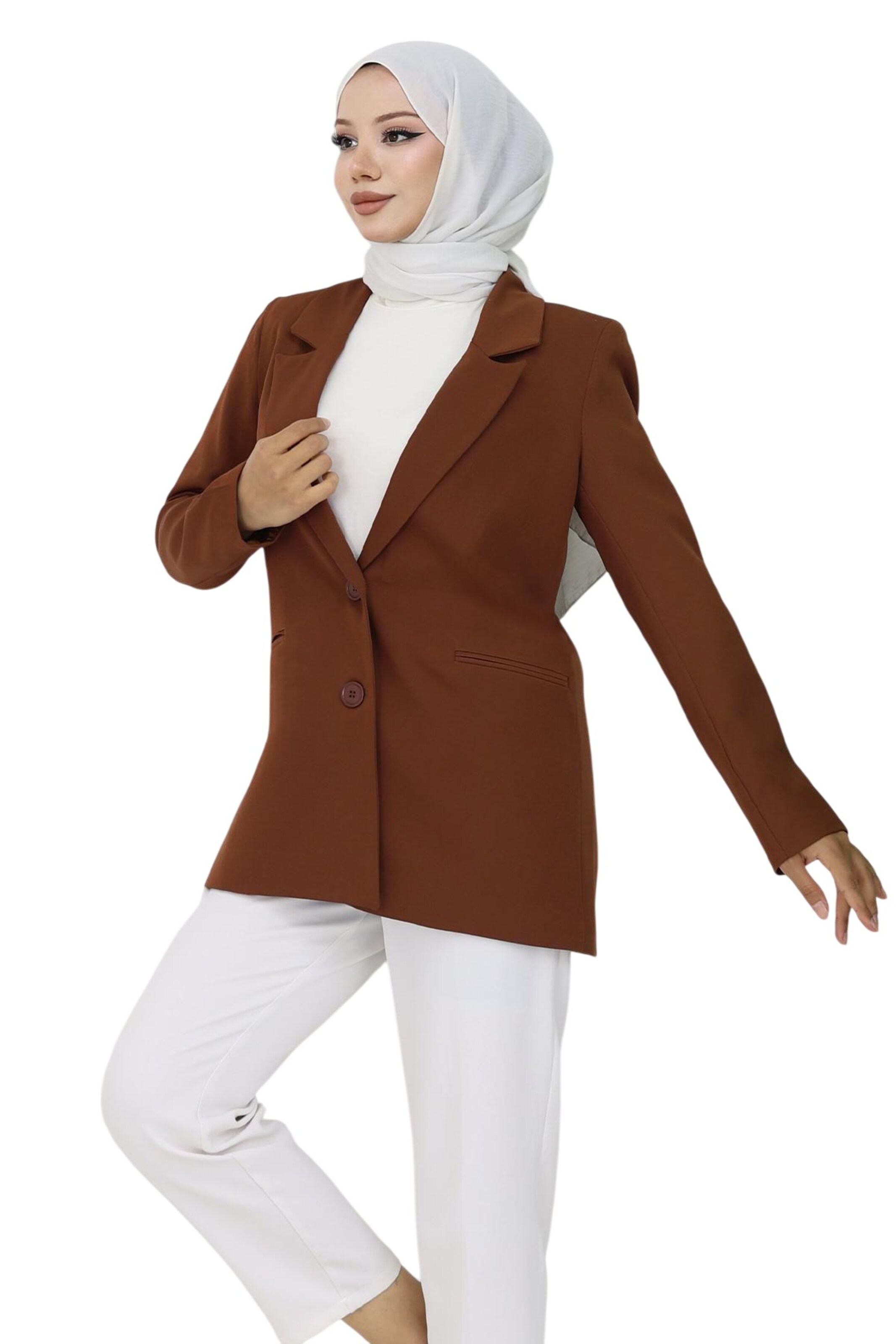 MODAMIHRAM Blazer in Brown
