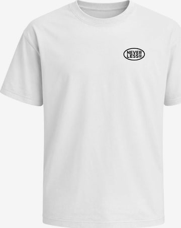 Neverless Shirt 'Modern Art' in White: front