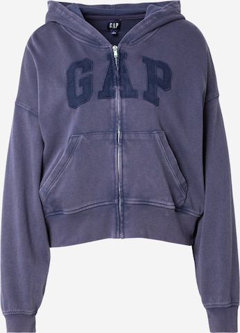 GAP Sweatjacke in Blau: Vorderseite