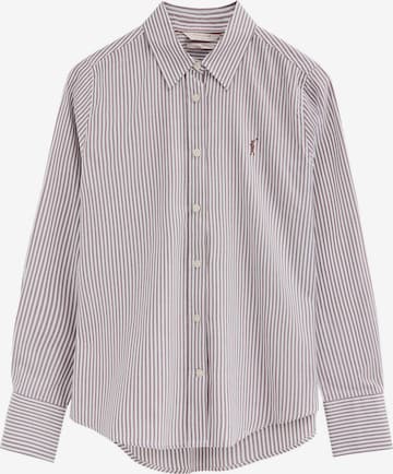 Polo Club Bluse in Grau: Vorderseite