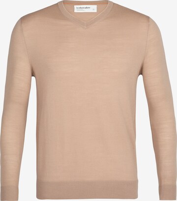 Pull-over de sport 'Wilcox' ICEBREAKER en beige : devant