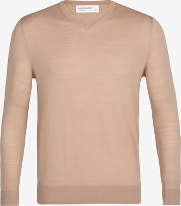 ICEBREAKER Sportpullover 'Wilcox' in Beige: predná strana