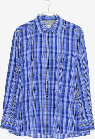 Reward Button Up Shirt in L in Blue: front