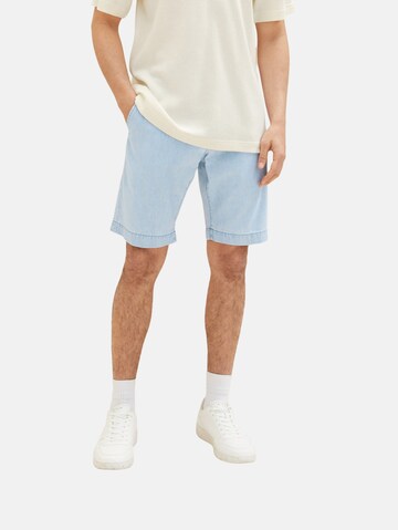 TOM TAILOR Regular Shorts 'Josh' in Blau: predná strana