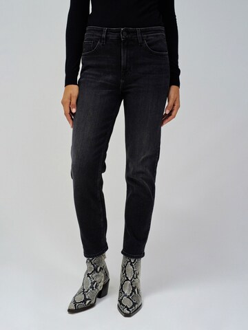 Salsa Jeans Slimfit Jeans 'True' in Zwart: voorkant