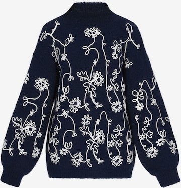 Pull-over usha FESTIVAL en bleu : devant