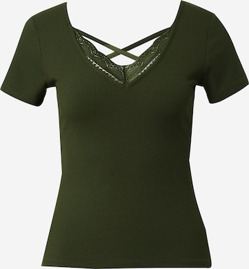 T-shirt 'Georgia' ABOUT YOU en vert : devant