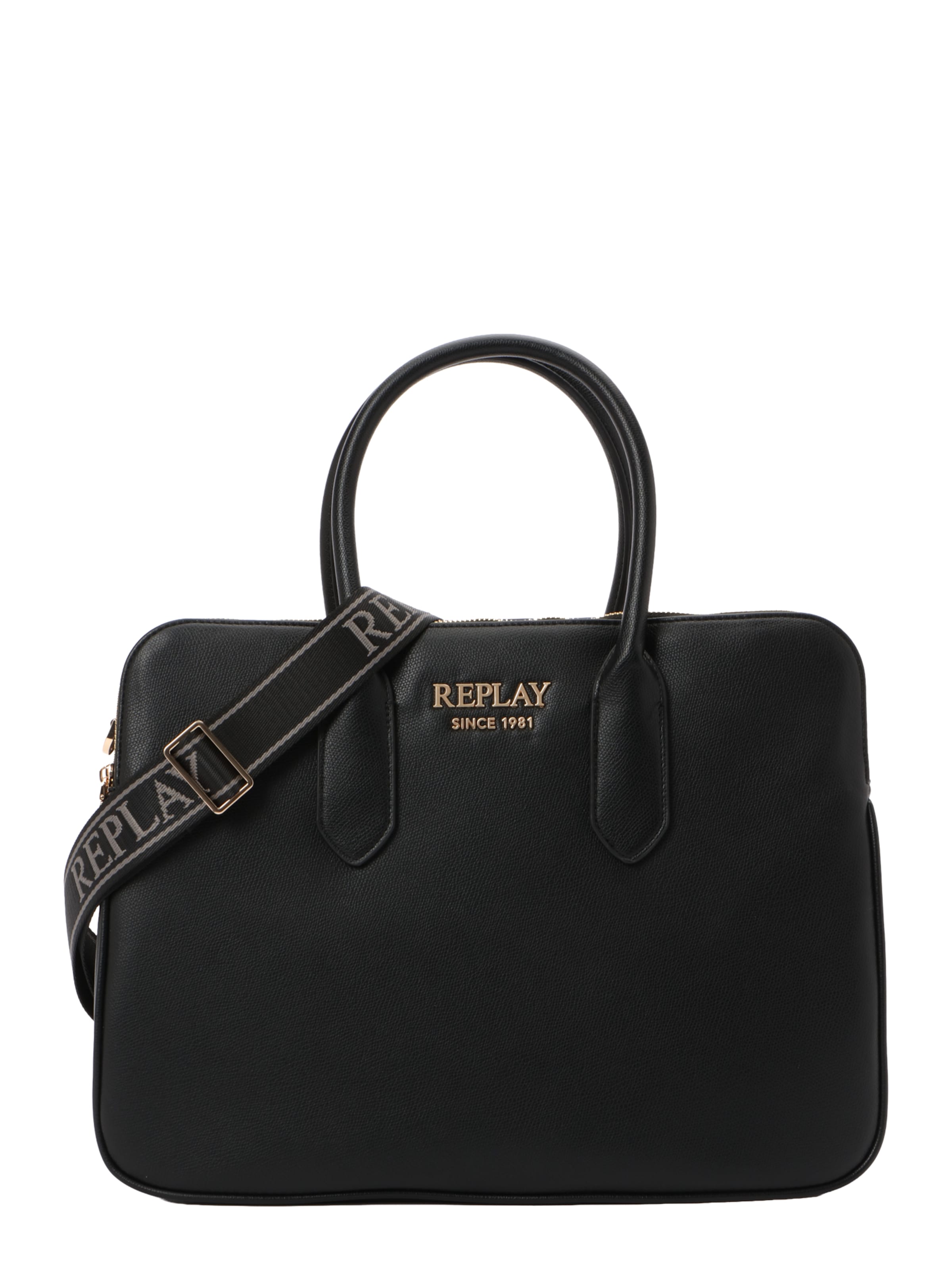 REPLAY - Mala de ombro em preto: frente