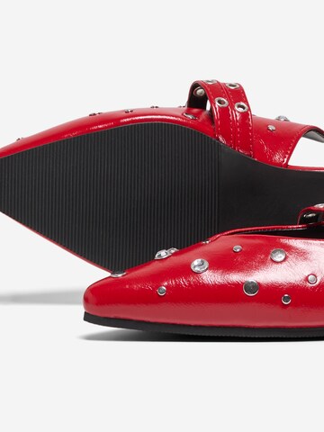 ONLY - Bailarinas con hebilla 'ONLAURA-5' en rojo