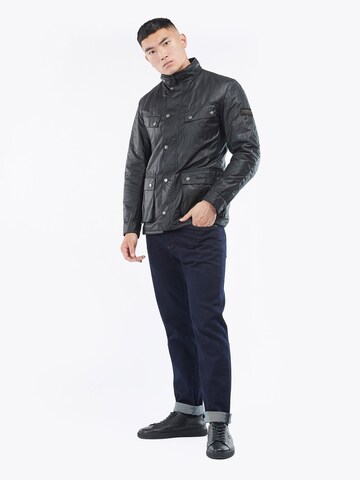 Barbour International - Casaco meia-estação 'Tourer Duke' em preto