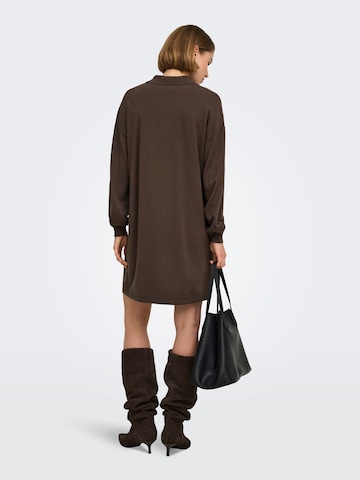 ONLY - Vestido de punto en marrón