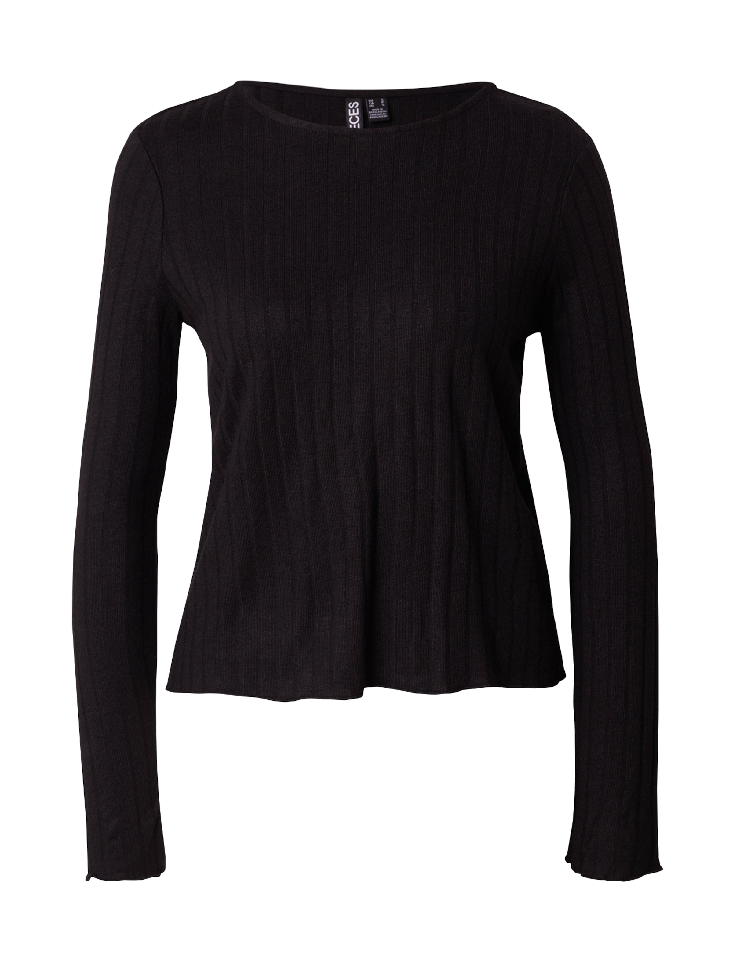 PIECES Shirts 'Iris' i sort: forside